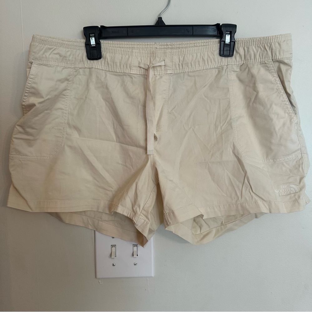 The North Face Women's Beige Lightweight Athletic Shorts